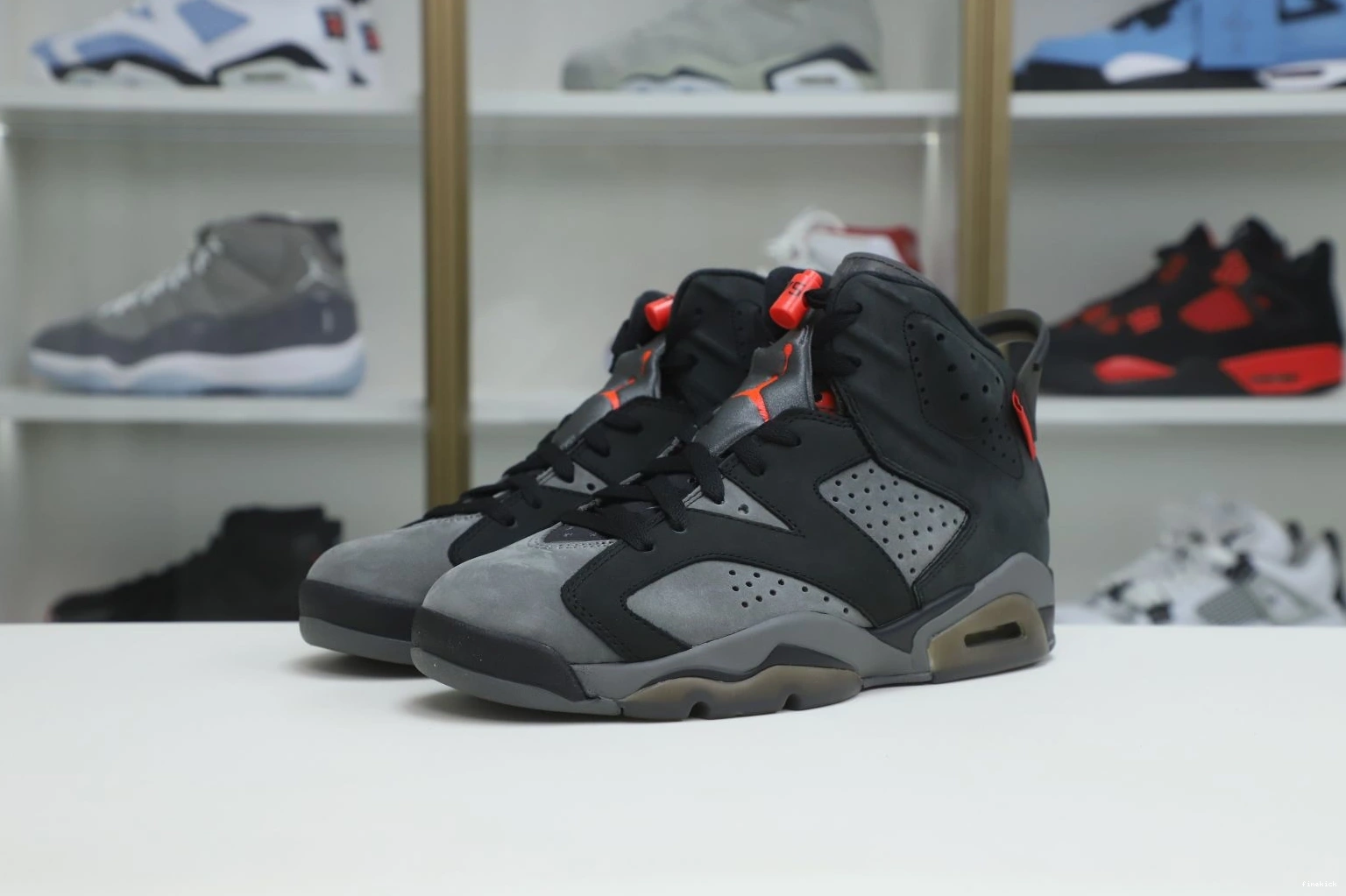 X AIR SAINT-GERMAIN PARIS 6 RETRO GREY' 'IRON JORDAN 1026